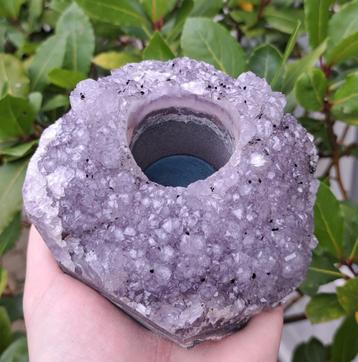 Amethist Waxinehouder edelstenen verzameling edelsteen steen beschikbaar voor biedingen