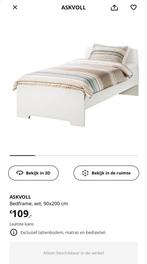 IKEA bedframe ASKVOLL - nieuw - geen gebruikssporen, 90 cm, Eenpersoons, Ophalen of Verzenden, Zo goed als nieuw