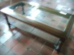 salontafel, Huis en Inrichting, Tafels | Salontafels, Ophalen, Gebruikt, 100 tot 150 cm, Glas