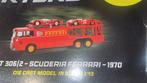 Hachette 1/43 Fiat Transporter Ferrari, Z, Nieuw, Ophalen of Verzenden, Bus of Vrachtwagen