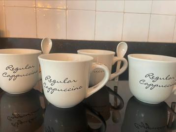 Riviera Maison Cappuccino Mok 4 stuks NIEUW beschikbaar voor biedingen