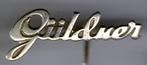 GÜLDNER zilverkleurig motorfietsen speldje ( G_027 ), Verzenden, Zo goed als nieuw, Transport, Speldje of Pin