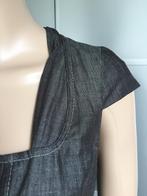 C1132 Comma: maat 36=S grijs linnen jurk jurkje, Kleding | Dames, Jurken, Zo goed als nieuw, Knielengte, Maat 36 (S), Grijs