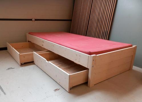 Bed Ivar 90x200+2 laden (ook andere maten), Kinderen en Baby's, Kinderkamer | Bedden, Nieuw, 180 cm of meer, 85 tot 100 cm, Ophalen