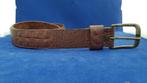 Vintage bruin leren riem Eagle, saddle leather. 6B4, Tweedehands verkoop, Tweedehands verkoop, Bruin, Ophalen of Verzenden