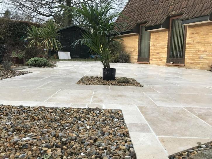 BOURGONDISCHE DALLEN CASTILE CHATEAU 3CM DIK, GROOT WILDVERB, Huis en Inrichting, Stoffering | Vloerbedekking, Nieuw, 75 m² of meer