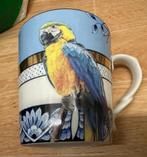 Heinen delfts blauw koffiemok papegaai, Nieuw, Ophalen of Verzenden