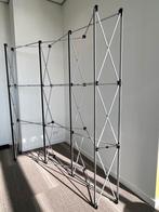 Multifunctioneel foto wand in zwart rolkoffer, Ophalen