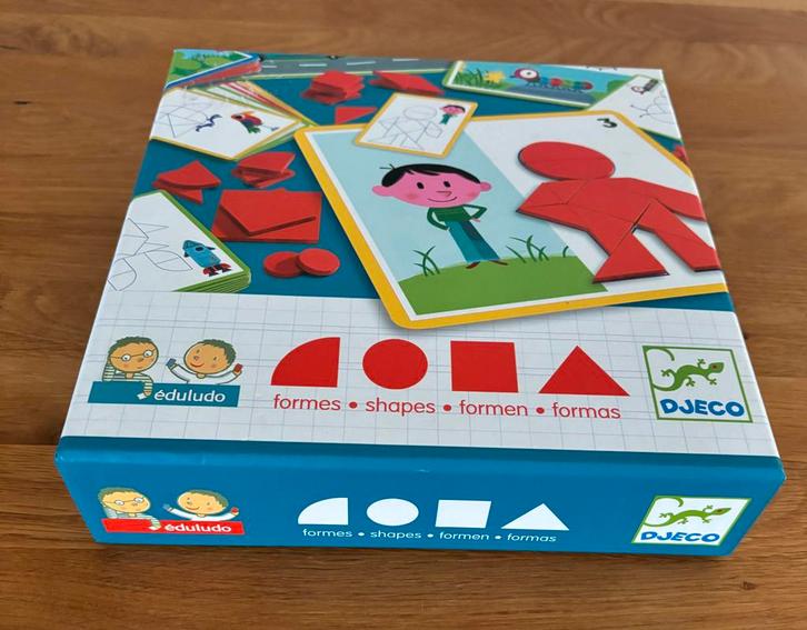 Djeco vormen spel, Kinderen en Baby's, Speelgoed | Educatief en Creatief, Zo goed als nieuw, Knutselen, Ophalen of Verzenden