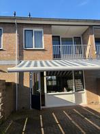 Mooi elektrisch zonnescherm - 450cm breed, Tuin en Terras, Zonneschermen, Ophalen, Gebruikt, 450 cm of meer, Elektrisch