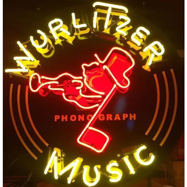 Wurlitzer Music Neon - nieuw - bij Bennies Fifties, Verzamelen, Automaten | Jukeboxen, Nieuw, 1970 tot heden, Ophalen