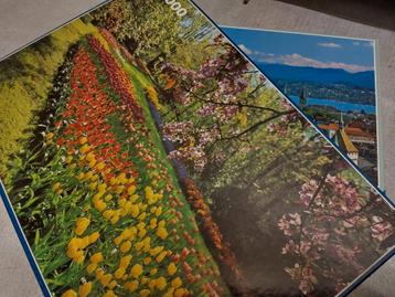 Puzzels 2x 3000 stukjes Ravensburger en Jumbo beschikbaar voor biedingen
