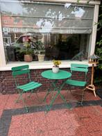 Groen bistro setje, Ophalen, Zo goed als nieuw