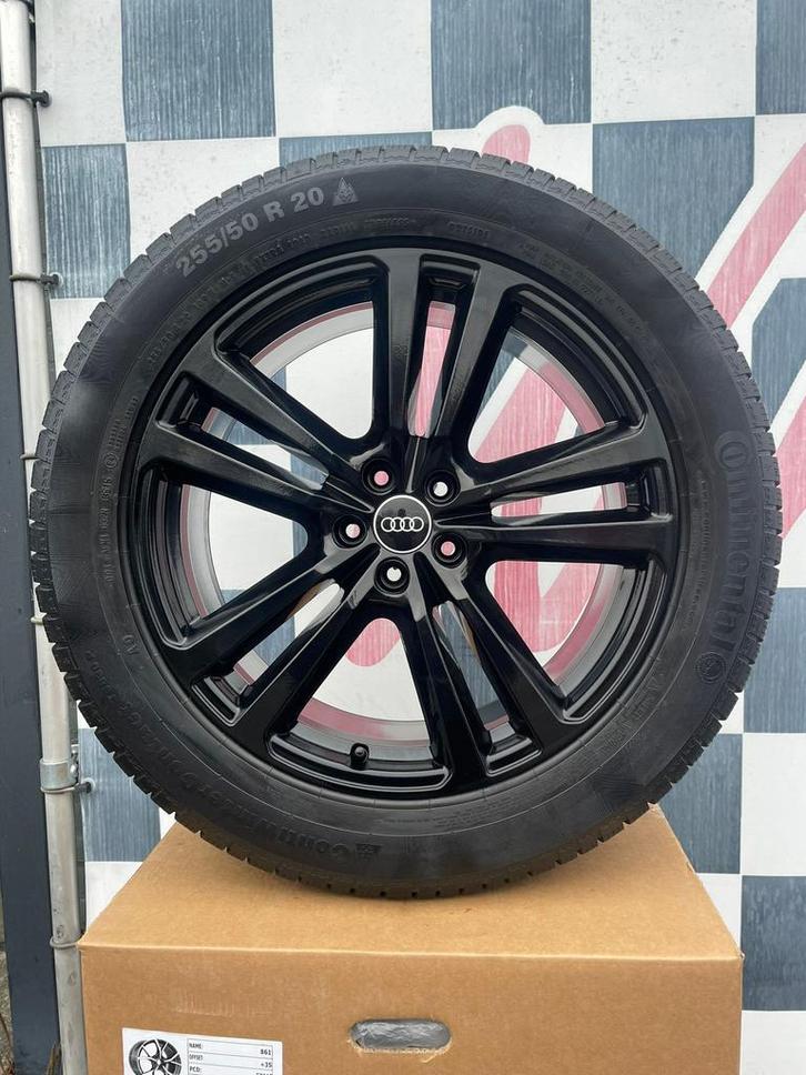 Originele audi E-tron Q7 velgen 5x112 + Pirelli, Auto-onderdelen, Banden en Velgen, Banden en Velgen, Zomerbanden, 20 inch, 255 mm