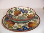 Zuid Holland Gouda plateel keramiek fruittest jr.1927., Ophalen of Verzenden