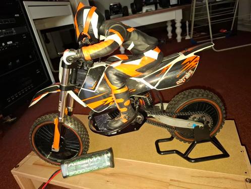 Dirt- bike model bouw, Hobby en Vrije tijd, Modelauto's | 1:5 tot 1:12, Zo goed als nieuw, Ophalen of Verzenden