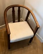 Antieke vintage teak chair houten stoel vintage hout, Antiek en Kunst, Ophalen of Verzenden