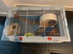 Hamsterkooi met heel veel extra’s, Dieren en Toebehoren, Knaagdieren en Konijnen | Hokken en Kooien, Kooi, Gebruikt, Hamster, 75 tot 110 cm