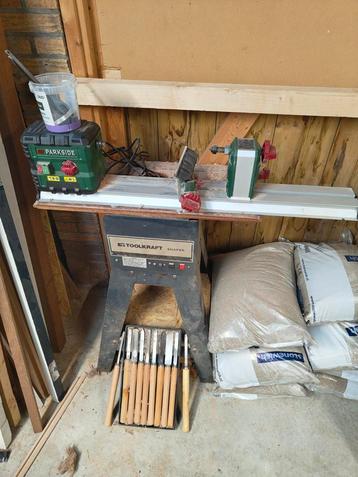Parkside hout draaibank pdm 600 b2 met onderstel en beitels beschikbaar voor biedingen