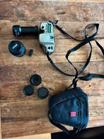 Nikon F50 spiegelreflexcamera met lens en tas, Ophalen of Verzenden, 8mm