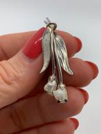 X248 Prachtige zilveren TEKA broche tulp, Sieraden, Tassen en Uiterlijk, Antieke sieraden, Ophalen of Verzenden, Zilver, Broche