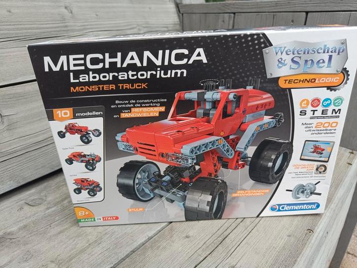 Mechanica Laboratorium Monster Truck, Kinderen en Baby's, Speelgoed | Educatief en Creatief, Bouwen, Ophalen of Verzenden