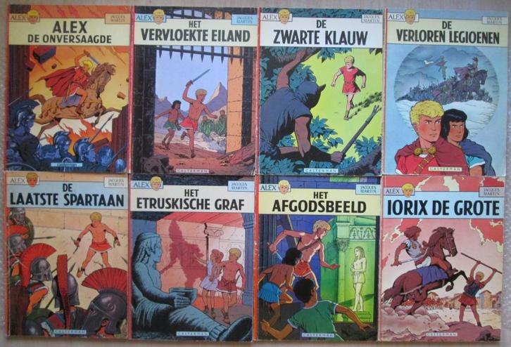 Alex, 13 delen tussen 1 & 17 (SC), Boeken, Stripboeken, Gelezen, Meerdere stripboeken, Ophalen of Verzenden