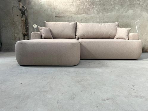 !!ACTIE!! Naduvi Hoekbank Philipa Links Velvet, Huis en Inrichting, Banken | Bankstellen, Nieuw, Hoekbank, Driepersoons, 250 tot 300 cm