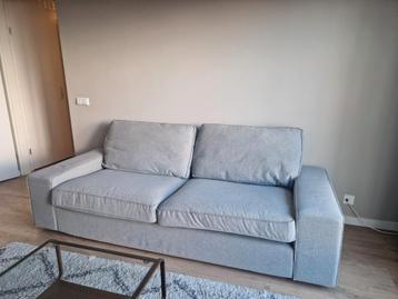2 zitsbank Ikea lichtgrijs - afbeelding 1