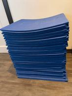 15 originele blauwe, opvouwbare, antislip fitness matjes., Ophalen, Zo goed als nieuw, Fitnessmat