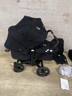 Bugaboo donkey 5 duo all black, Verstelbare duwstang, Bugaboo, Ophalen of Verzenden, Zo goed als nieuw