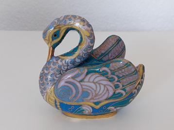 HOUSE OF FABERGE & FRANKLIN MINT IMPERIAL COLLECTIE SWAN beschikbaar voor biedingen