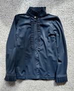 Donkerblauwe Portlavande blouse maat 140., Ophalen of Verzenden, Zo goed als nieuw, Meisje, Overhemd of Blouse