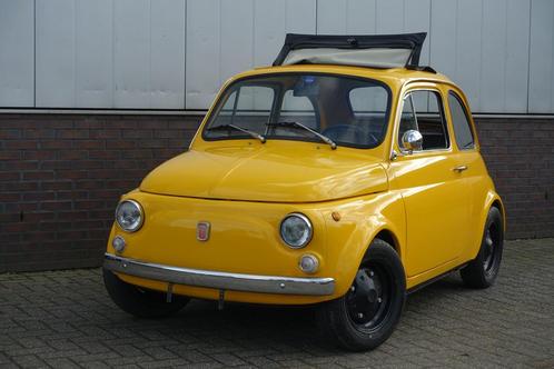 Fiat 500 Sport 500 R (bj 1969), Auto's, Oldtimers, Bedrijf, Te koop, Fiat, Benzine, Sedan, Handgeschakeld, Overige kleuren, Zwart