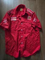 Vodafone Ferrari Shirt - Maat L, Ophalen of Verzenden, Gedragen, Rood, Halswijdte 41/42 (L)