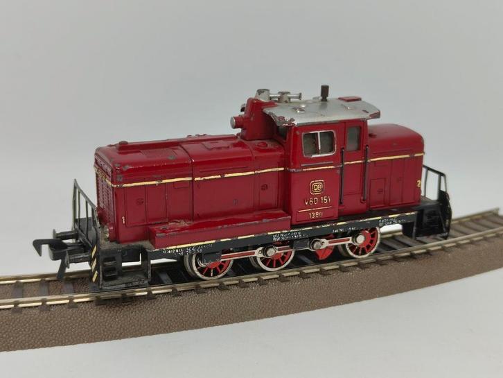 Fleischmann 1380 - V60 van de DB, Hobby en Vrije tijd, Modeltreinen | H0, Gebruikt, Wagon, Gelijkstroom, Fleischmann, Analoog