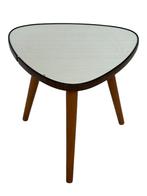 Vintage Plantentafeltje Bijzettafel Driepoot Jaren 60 Design, Minder dan 45 cm, Minder dan 55 cm, Gebruikt, Vintage