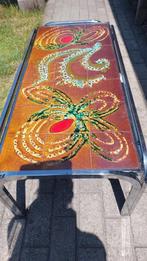 Vintage mid century salontafel, Huis en Inrichting, Tafels | Salontafels, Ophalen, Gebruikt, 100 tot 150 cm, 50 tot 100 cm