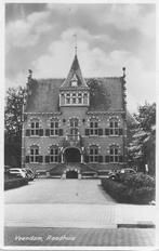 Veendam Raadhuis, Verzamelen, Ansichtkaarten | Nederland, 1940 tot 1960, Groningen, Gelopen, Ophalen of Verzenden