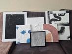 6 zelfgemaakte textuur Abstracte schilderijen., Ophalen