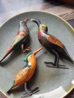 heel oude vogelkooi vogeltjes van hout, Antiek en Kunst, Curiosa en Brocante, Ophalen of Verzenden