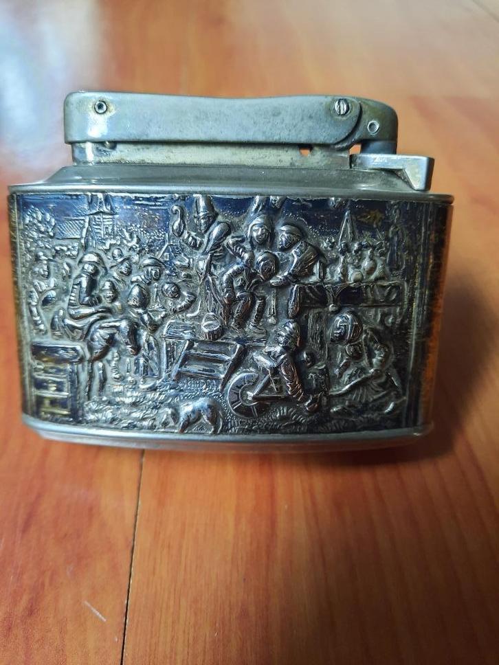 Mylflam Diplomat aansteker, Verzamelen, Rookartikelen, Aanstekers en Luciferdoosjes, Gebruikt, Aansteker, Ophalen of Verzenden