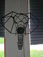 Olifant Muurlamp, Ophalen, Zo goed als nieuw, Hout