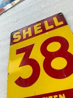 SHELL emaille reclamebord, Verzamelen, Merken en Reclamevoorwerpen, Reclamebord, Gebruikt, Ophalen of Verzenden