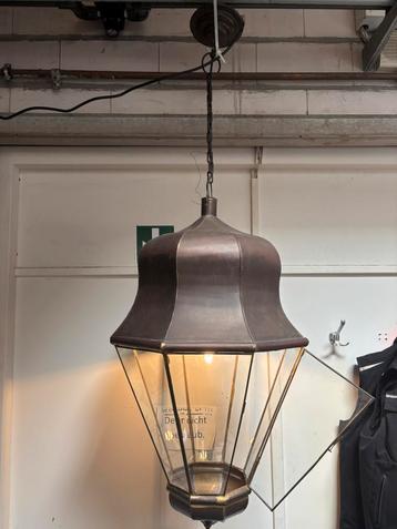 Koperen hanglamp 8-hoekig beschikbaar voor biedingen