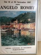 Poster Angelo Romby 1987. 50x 70- gratis lijst, Ophalen, Zo goed als nieuw, Rechthoekig Staand