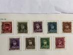 1931 OBP 317-324 Albert I met kepie, gestempeld, Met stempel, Koninklijk huis, Frankeerzegel, Ophalen of Verzenden