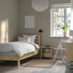 1persoons bed Tarva Ikea inclusief lattenbodem., 90 cm, Eenpersoons, Scandinavisch, Zo goed als nieuw