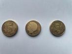 5 GULDEN MUNTEN t.g.v.h. E.K. 2000 IN NEDERLAND EN BELGIE €, Ophalen of Verzenden, Losse munt