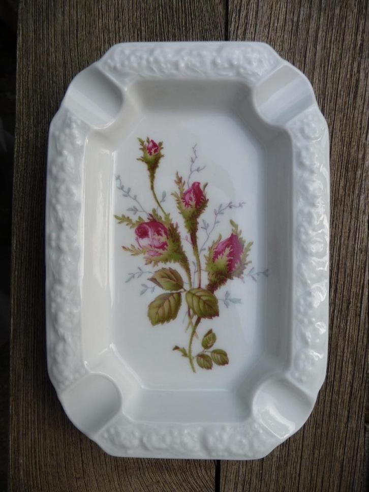 Rosenthal Maria Weiss asbak decor Moosrose ongebruikte staat, Antiek en Kunst, Antiek | Servies los, Ophalen